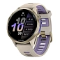 Умные часы Garmin Forerunner 970 "золотой титан" (индиго ремешок)
