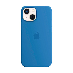 Клип-кейс (накладка) Silicone Case для Apple iPhone 13 Mini силикон, голубой