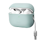 Кобура UNIQ Lino для Apple AirPods Pro 2 поликарбонат, силикон, мятный - 3