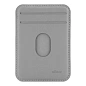 Кардхолдер uBear Split для Apple iPhone экокожа, серый - 2