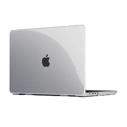 Клип-кейс (накладка) uBear Vision для Apple MacBook Pro 14" (2021 - 2026) поликарбонат, силикон, прозрачный