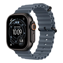 Умные часы Apple Watch Ultra 3 49mm GPS + Cellular Black Titanium Case Blue Ocean Band