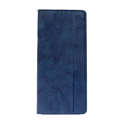 Чехол-книжка Premium Rich Boss для Xiaomi Redmi 13C искусственная кожа, синий