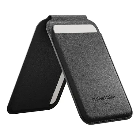 Кардхолдер с функцией подставки Native Union Active Wallet Stand чёрный - 2