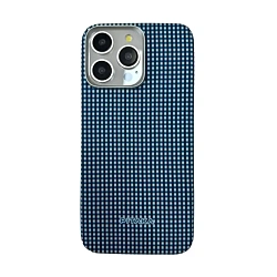 Клип-кейс (накладка) Pitaka Slim and Light MagEZ Case 5 для Apple iPhone 15 Pro кевлар (арамид), "ледяное море"