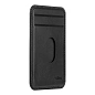 Кардхолдер uBear Split для Apple iPhone экокожа, чёрный - 3
