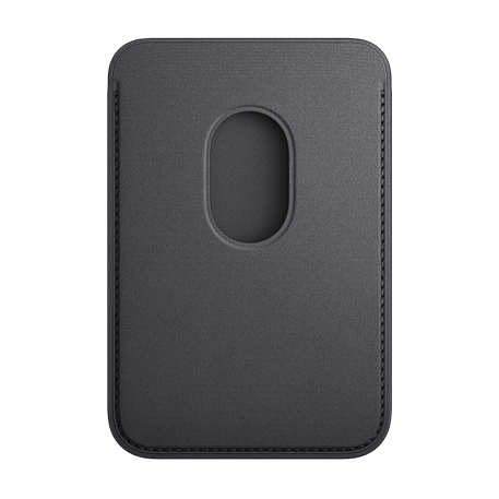 Кардхолдер FineWoven Wallet with Magsafe для Apple iPhone ткань, силикон, чёрный - 2
