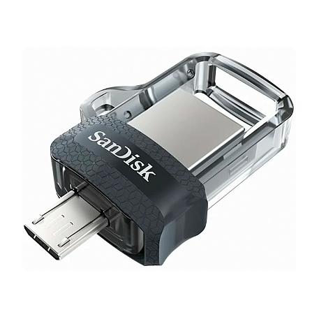 USB-флешка SanDisk Ultra Dual Drive m3.0 64 ГБ (USB 3.0 (MicroUSB)) чёрный - 2