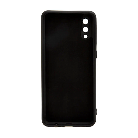 Клип-кейс (накладка) для Samsung Galaxy A02 силикон, чёрный - 2