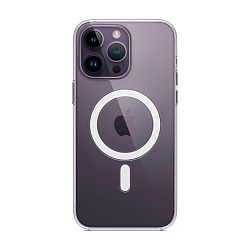 Клип-кейс (накладка) Clear Case MagSafe для Apple iPhone 14 Pro Max поликарбонат, прозрачный