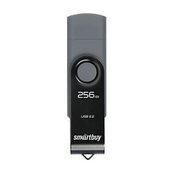 USB-флешка SmartBuy Twist Dual 256 ГБ (USB 3.1) серый