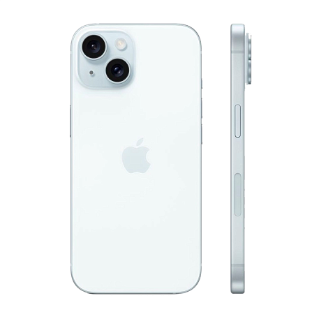 Смартфон Apple iPhone 15 256 ГБ голубой (1sim + eSim) - 3