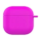 Кобура Silicon Protection Case для Apple AirPods 4 силикон, ярко-розовый