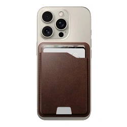 Кардхолдер Nomad Leather Mag Wallet для Apple iPhone кожа, коричневый