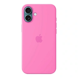 Клип-кейс (накладка) Silicone Case MagSafe для Apple iPhone 16 Plus силикон, "пион"