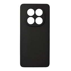 Клип-кейс (накладка) для Xiaomi Redmi Note 14 Pro 4G силикон, чёрный