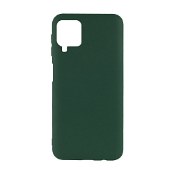 Клип-кейс (накладка) Silicone cover (без лого) для Samsung Galaxy A12 / M12 силикон, зелёный