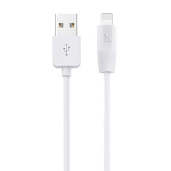 Дата-кабель Hoco X1 Lightning 3 м, белый