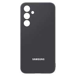 Клип-кейс (накладка) для Samsung Galaxy A25 пластик, силикон, чёрный