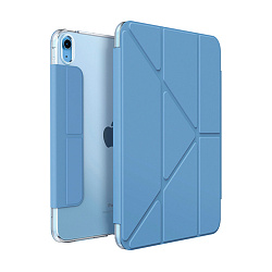 Чехол-книжка UNIQ Camden для Apple iPad 10.9" (2022) / Apple iPad 11 (2025) полиуретан, искусственная кожа, голубой