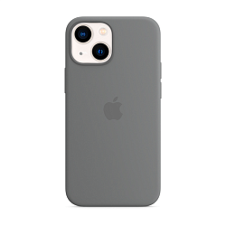 Клип-кейс (накладка) Silicone Case для Apple iPhone 13 силикон, серый