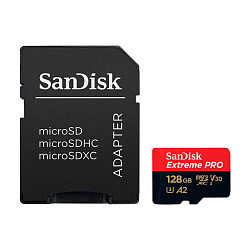 Карта памяти SanDisk Extreme Pro, 128 ГБ