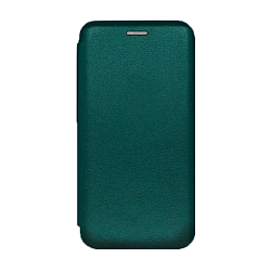 Чехол-книжка для Xiaomi Redmi Note 13 Pro 4G / Note 14S / Poco M6 Pro 4G   искусственная кожа, тёмно-зелёный