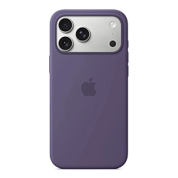 Клип-кейс (накладка) Silicone Case MagSafe для Apple iPhone 17 Pro Max силикон, тёмно-фиолетовый