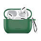 Кобура Usams US-BH568 для Apple AirPods Pro силикон, зелёный
