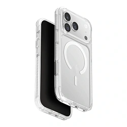 Клип-кейс (накладка) UNIQ Combat MagSafe для Apple iPhone 17 Pro Max полиуретан, прозрачный