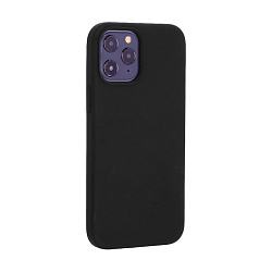 Клип-кейс (накладка) TOTU Outstanding для Apple iPhone 12 Pro Max силикон, чёрный