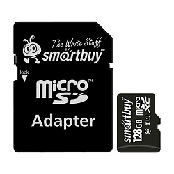 Карта памяти SmartBuy SB128GBSDCL10-01, 128 ГБ