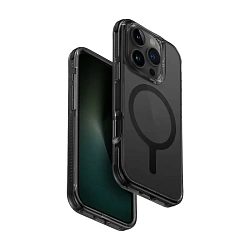 Клип-кейс (накладка) UNIQ Combat MagSafe для Apple iPhone 16 Pro Max (Уценка) чёрный