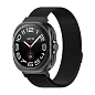 Миланский сетчатый браслет для Samsung Galaxy Watch Ultra сталь чёрный