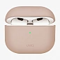 Кобура UNIQ Lino для Apple AirPods 4 поликарбонат, силикон, розовый