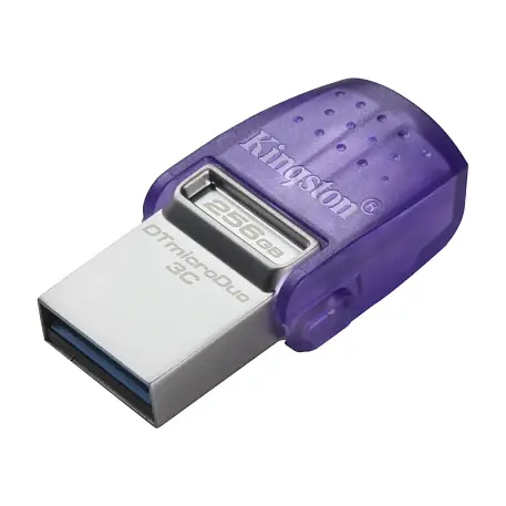 USB-флешка Kingston DataTraveler MicroDuo 3C 256 ГБ (USB 3.2) фиолетовый - 2