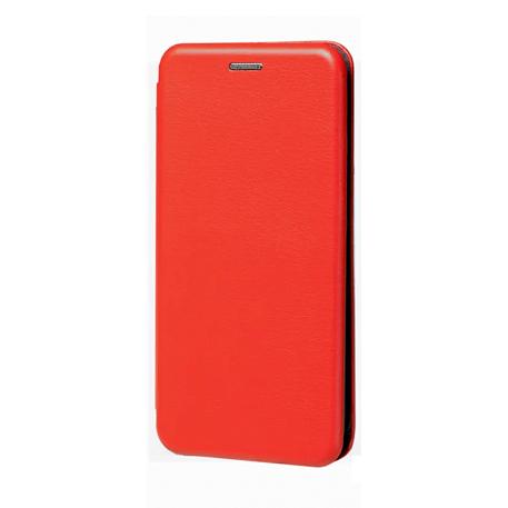 Чехол-книжка для Samsung Galaxy A02 искусственная кожа, красный - 2