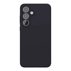 Клип-кейс (накладка) VLP Aster Case Magsafe для Samsung Galaxy S25 FE силикон, поликарбонат, тёмно-синий