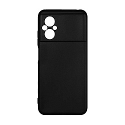 Клип-кейс (накладка) для Xiaomi Poco M5 силикон, чёрный